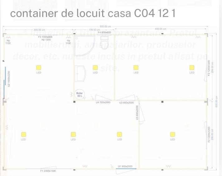 Casă cu 3 camere în Berceni
