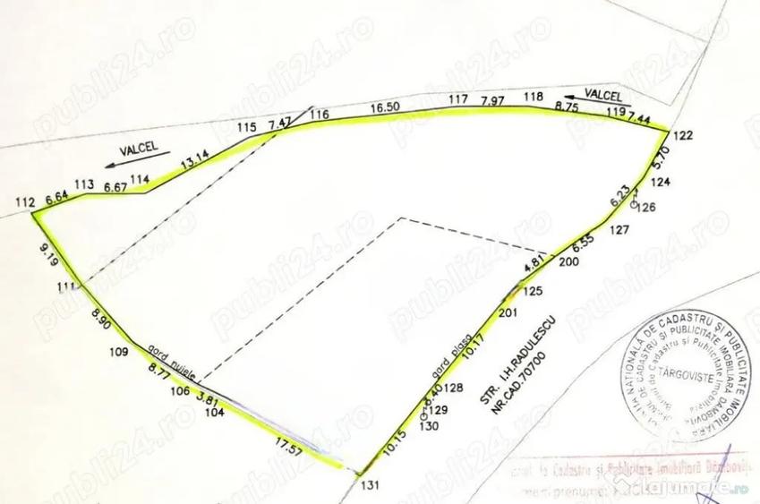 Teren de 1561 mp, în Pucioasa