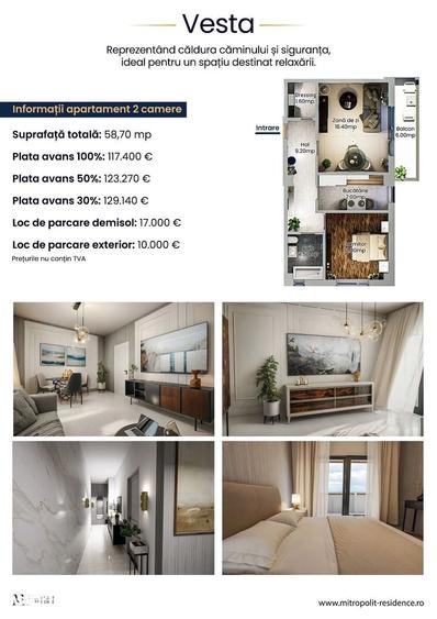 Apartament cu 2 camere în Nicolina — fotografia 1