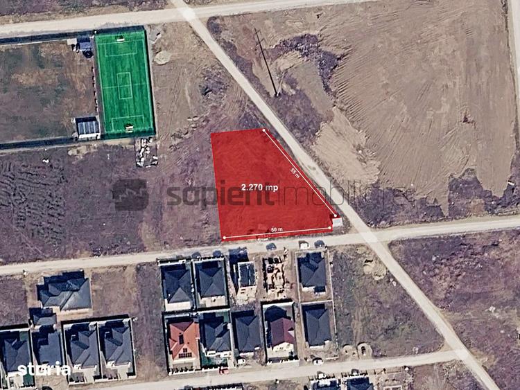 Teren de 2270 mp, în Nufărul