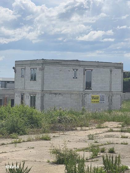 Vand Casa Zona Colinelor la alb (semifinisat) cu teren 350 mp2 - 8