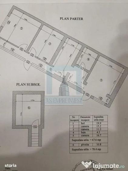 Se vinde casa renovata Tarlungeni, teren ~550mp - 1