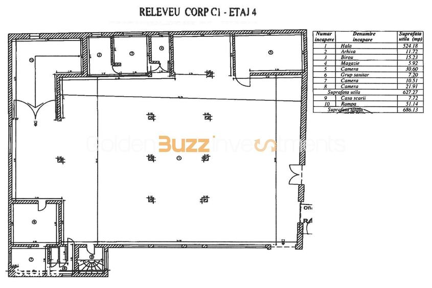 Spațiu comercial, de 3,347 mp, în Grivița