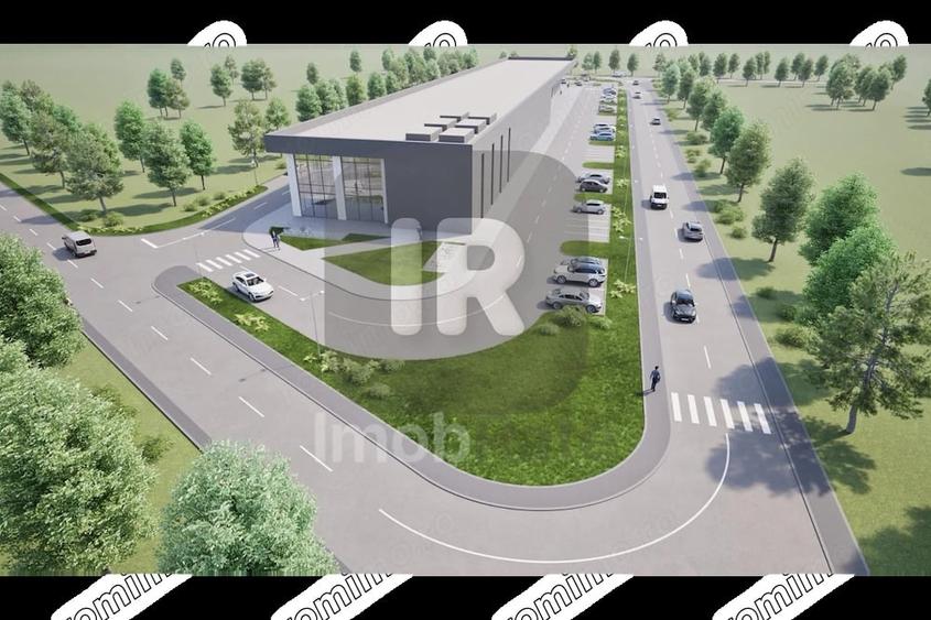 Teren 12.900 mp Bod | Nod Centura | Proiect autorizat hala 6.000 mp - 1