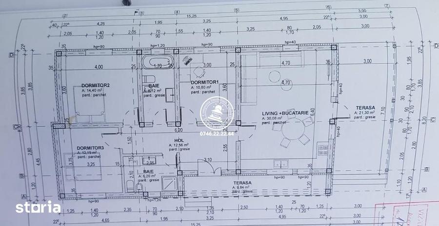 Casă cu 4 camere cu Teren 500 Mp în Tomești