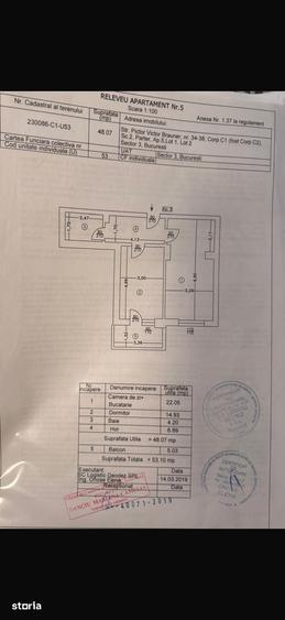Apartament cu 2 camere în Theodor Pallady