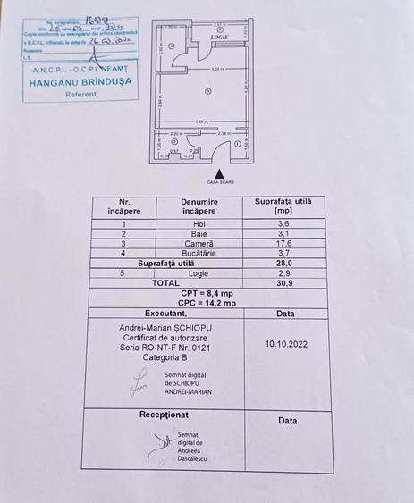 Garsonieră semidecomandată în Dărmănești