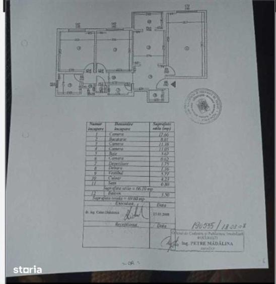 Apartament cu 3 camere în Ștefan cel Mare