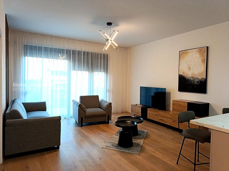 Apartament cu 2 camere semidecomandat, mobilat în Domenii
