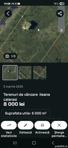Teren de 1000 mp, în Ileana
