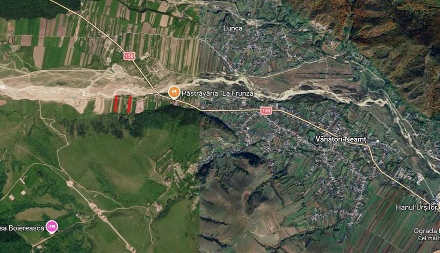 Teren de 5700 mp, în Vânători-Neamț