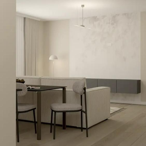 Apartament cu 2 camere semidecomandat, mobilat în Voluntari