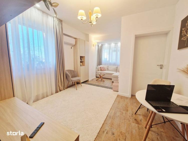 Apartament cu 2 camere semidecomandat, mobilat în Baicului