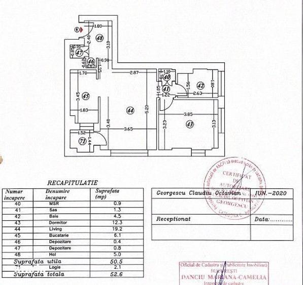 Apartament cu 2 camere semidecomandat în Băneasa