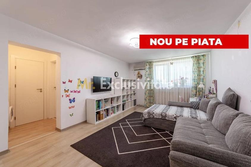 Apartament cu 3 camere semidecomandat în Est