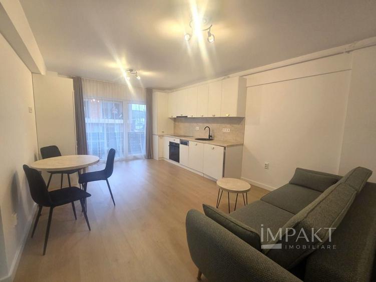 Apartament cu 2 camere semidecomandat, mobilat în Baciu