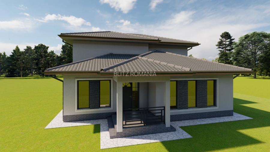 Casa noua, P+1 - 260 mp utili | finisata la cheie | teren cu curte amenajata