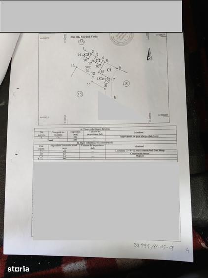 Casă cu 3 camere cu Teren 260 Mp în Cișmigiu