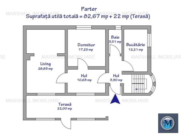 Vila cu 5 camere de vanzare in Blejoi, 160,61 mp #16750 - 14