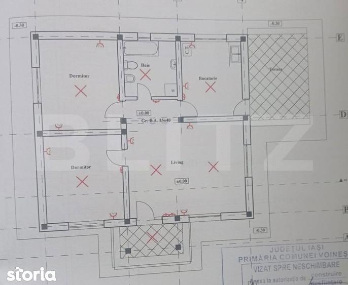 Casa parter cu pod inalt mansardabil Voinesti - 2