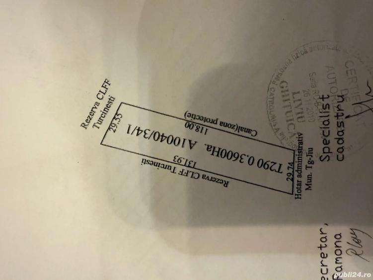 Inchiriez teren extravilan Comuna Turcine?ti, Aleea Poligonului - 3