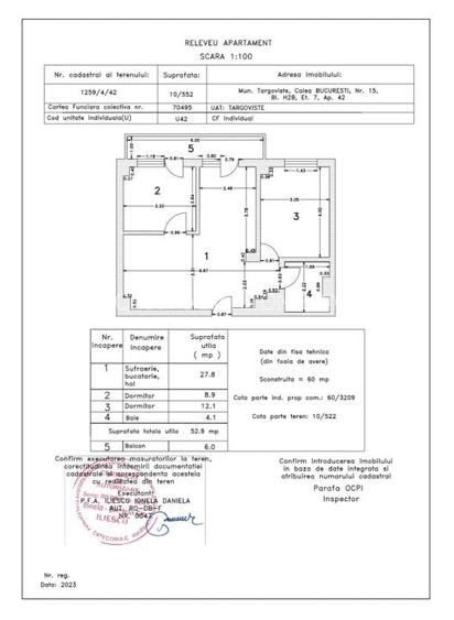 Vand apartament pe Calea bucuresti