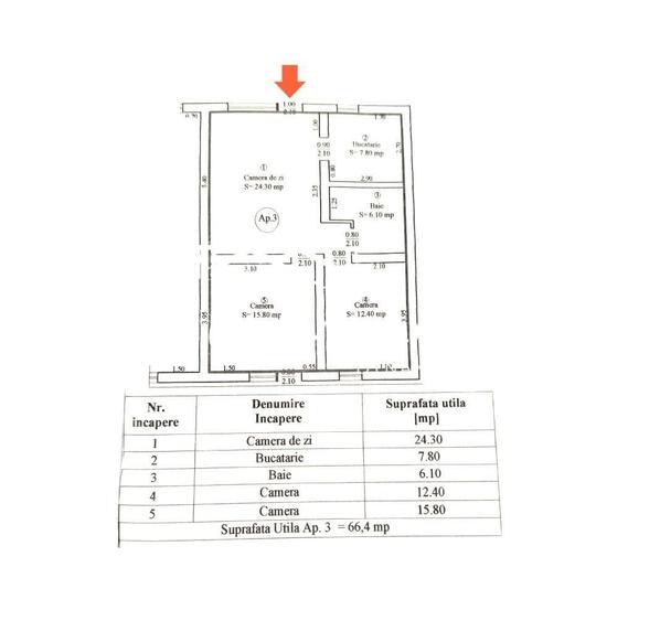 Apartament cu curte 147mp, 66mp utili, 2 locuri de parcare - 2