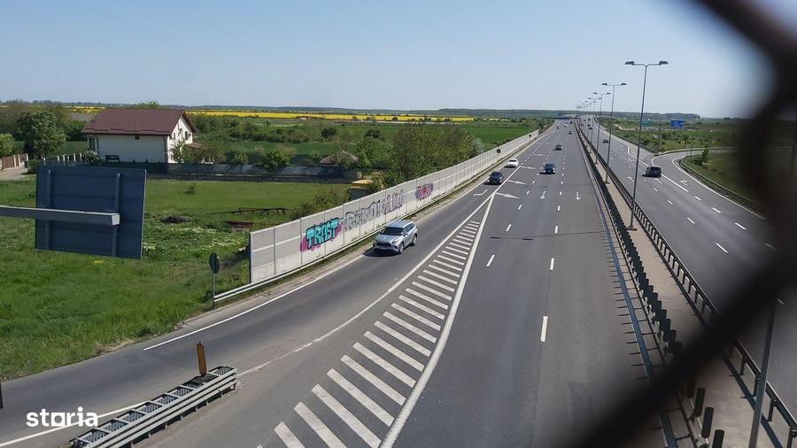 Teren comercial 11200 mp, acces sens giratoriu intersectie A3- Dj 100 - 4