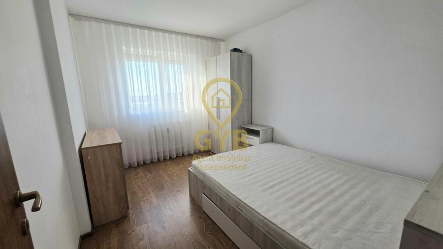 Apartament cu 3 camere decomandat, mobilat în Nufărul