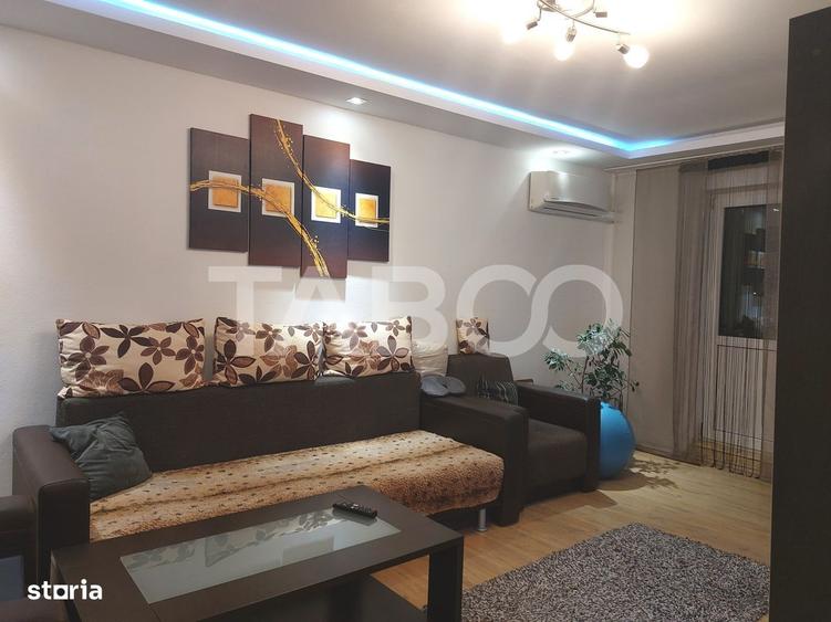 Apartament cu 3 camere decomandat, mobilat în Central