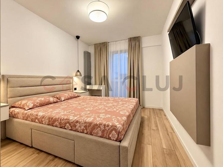 Apartament cu 3 camere decomandat, mobilat în Borhanci