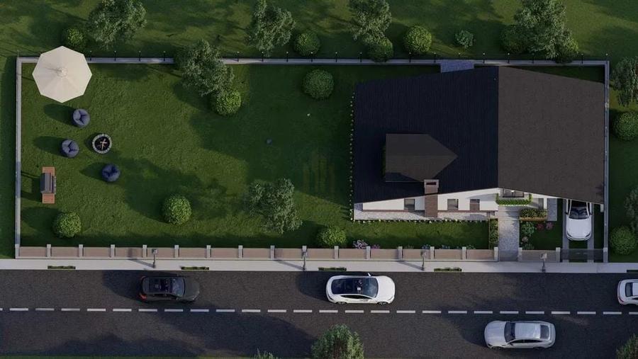 Casă individuală cu 5 camere cu Canalizare în Balotești