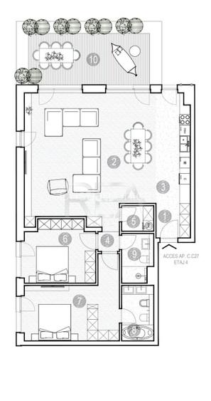 Apartament 3 camere , Green Lake, Grivita