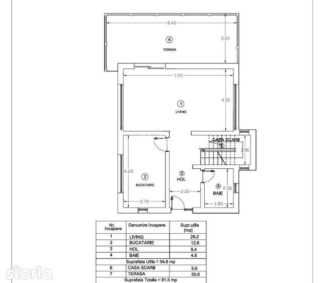 Casă cu 4 camere cu Teren 500 Mp în Bucium