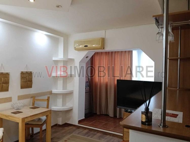 Garsoniera, etaj 4/10, bloc mixt,  mobilat si utilat complet - 1