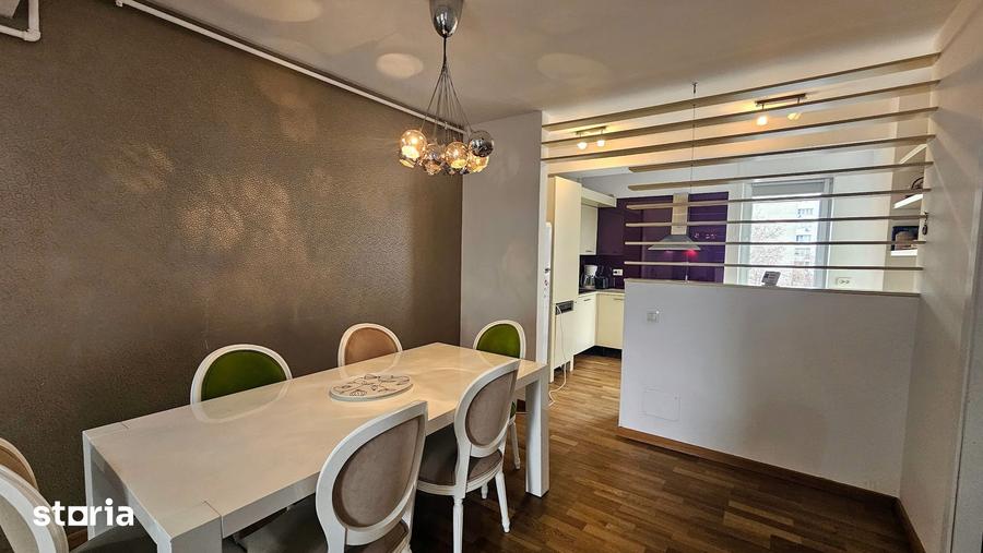 Apartament cu 3 camere decomandat, mobilat în Vatra Luminoasă