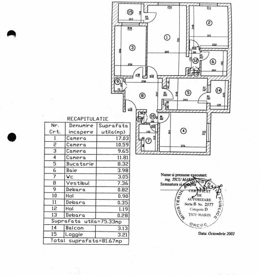 Apartament Dristor 4 camere decomandat, bloc anvelopat ,etaj 1 - 1