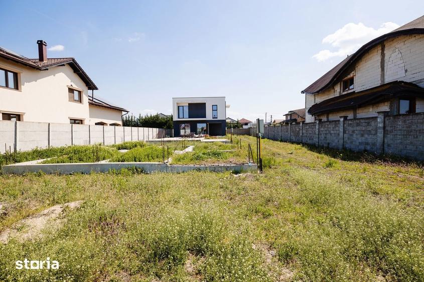 Casa moderna + proiect reziden?ial, teren 950 mp - 1