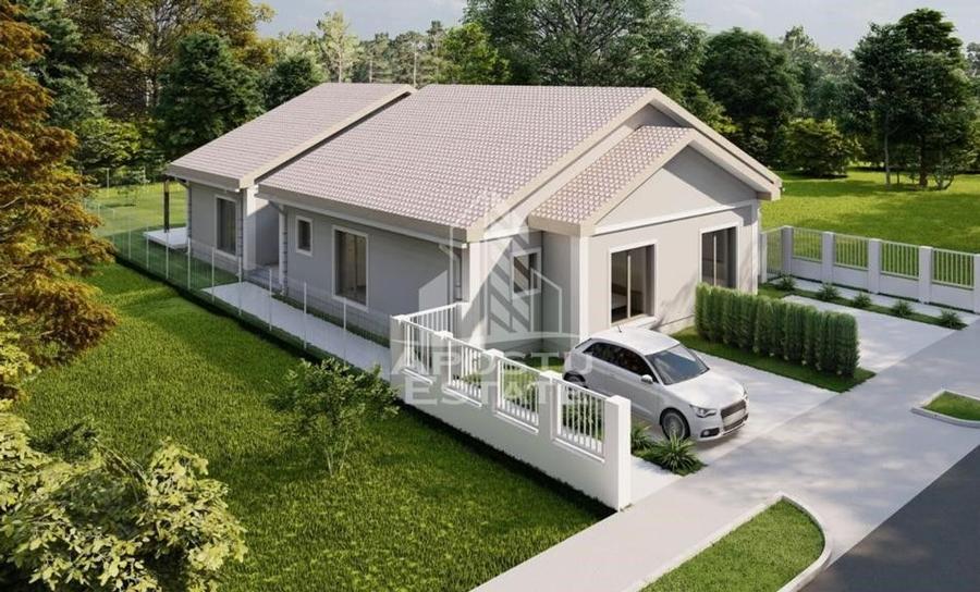 Duplex cu 3 camere si 2 bai, teren 391 mp, Mosnita noua - 1