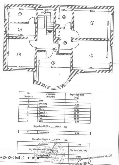 Casa individuala - 860 mp teren, 4 dormitoare si birou - 9