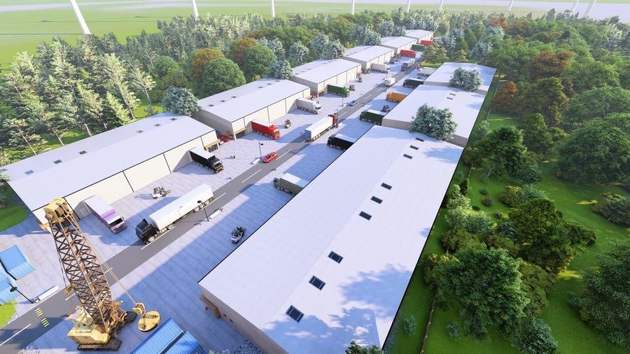 OPORTUNITATE DE INVESTITIE - teren in zona de hale, aproape de A3 - 17