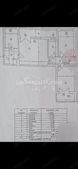 3 camere 5/9, zona Uverturii-Teatrul Masca 3 camere 5/9, zona Uverturii-Teatrul Masca
