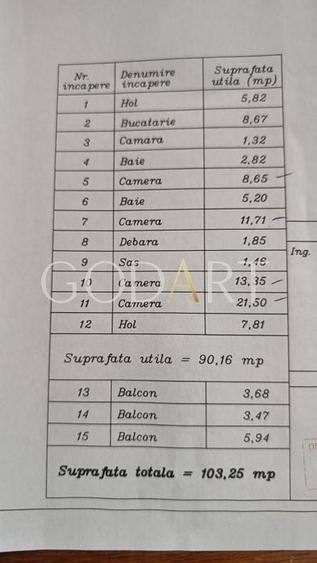 Apartament 4 camere | Bloc 1990 | 3 balcoane | Vedere panoramica - 22