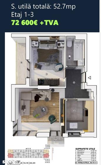 Apartament 2 camere complet decomandat/ Prelungirea Ghencea Bragadiru - 2