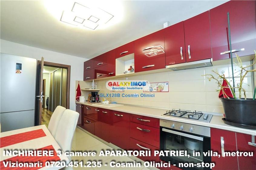 INCHIRIERE 3 camere BERCENI - Aparatorii Patriei, metrou, in vila - 7