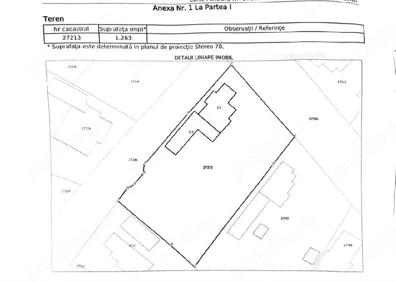 Casă cu Teren 1263 Mp în Vâlcele