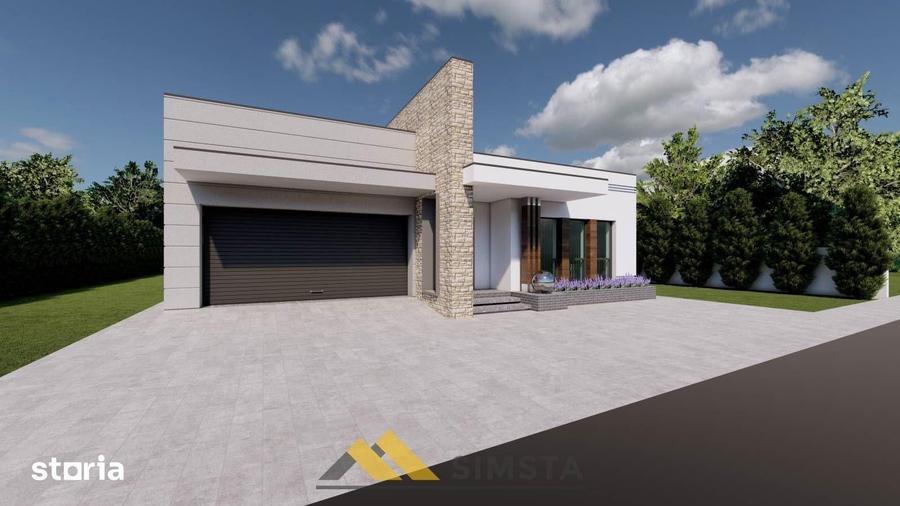 Casă cu 3 camere cu Teren 1290 Mp în Oșorhei