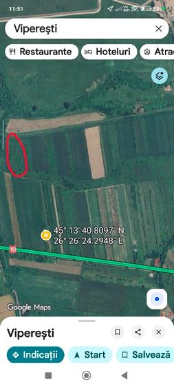 Teren extravilan 4000mp Viperesti  - 2