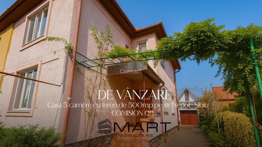 Casa 5 camere + 500mp teren str. Negoi