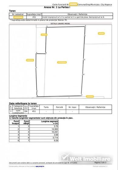 Teren, apropiere Aeroport, 451 mp, cu drept de servitute, Lip - 3